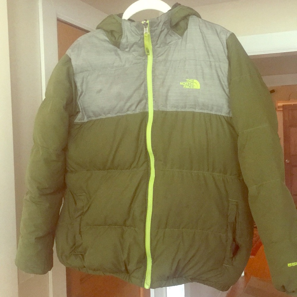 Boys North Face Feather Coat